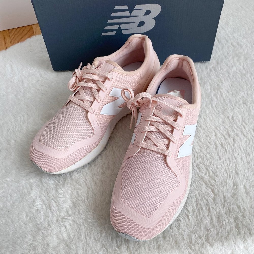 New Balance Women's Lifestyle Sneaker, Running Shoe, Pink, Size 9